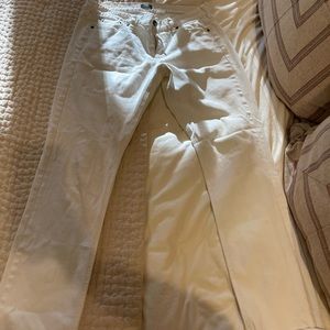 womens size 32 white jeans